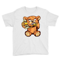 Money Calling Hip Hop Teddy Bear Gangster Rap Drip Youth Tee | Artistshot