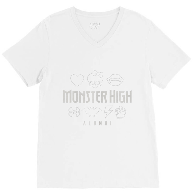 Monster High   Alumni Dead Luxe T Shirt V-Neck Tee by scrabeck | Artistshot