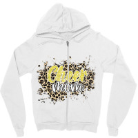 Womens Cheer Mom Shirt, Leopard Cheetah Print Yell Zipper Hoodie | Artistshot