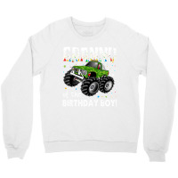 Granny Of The Birthday Boy Monster Truck Birthday Crewneck Sweatshirt | Artistshot