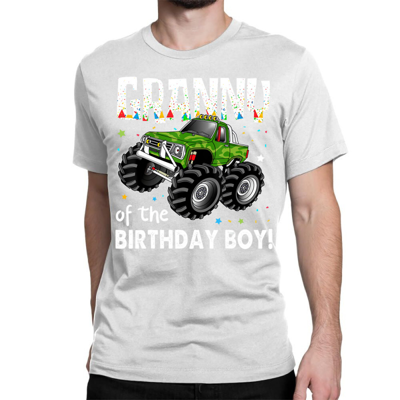 Granny Of The Birthday Boy Monster Truck Birthday Classic T-shirt | Artistshot