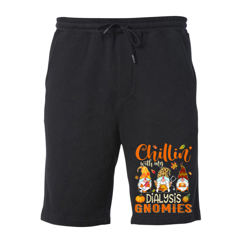 Womens Chillin With My Dialysis Gnomies Nurse Gnom Fleece Short | Artistshot