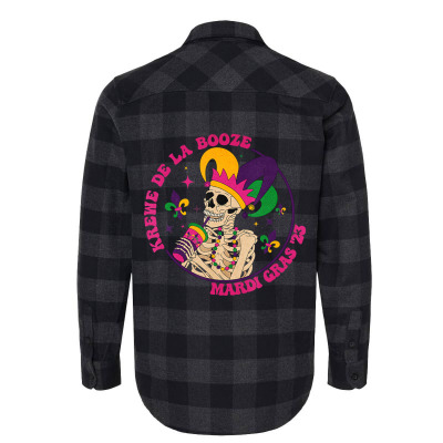 mardi gras flannel shirt