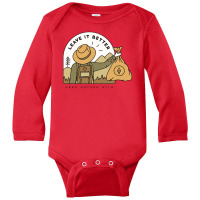 Leave It Better Long Sleeve Baby Bodysuit | Artistshot