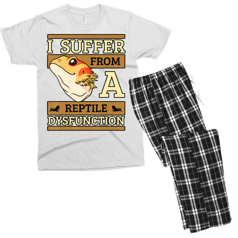 I Suffer From A Reptile Dysfunction Bearded Dragon Men's T-shirt Pajama Set | Artistshot