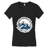 When Dreams Rise My Soul Will Rest Women's V-neck T-shirt | Artistshot