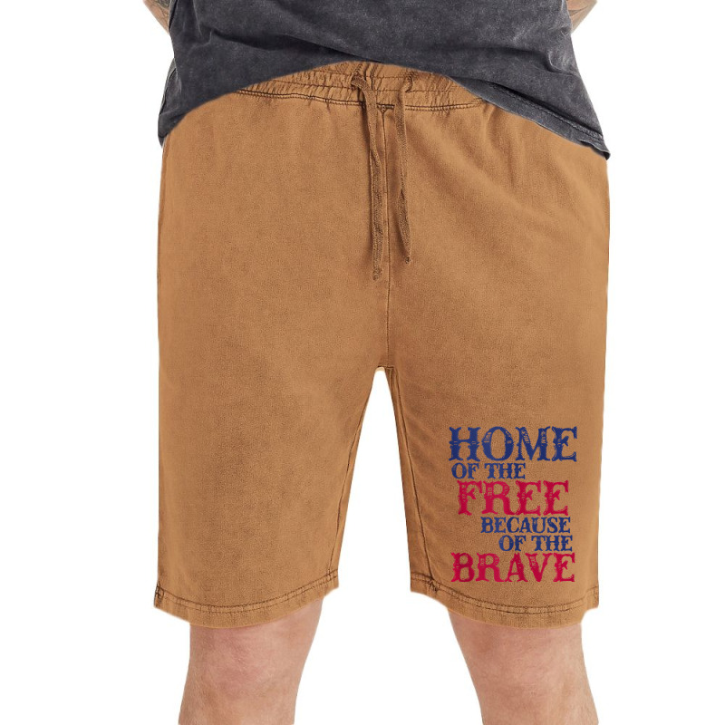 Home Of The Free Because Of The Brave Tank Top Vintage Short | Artistshot