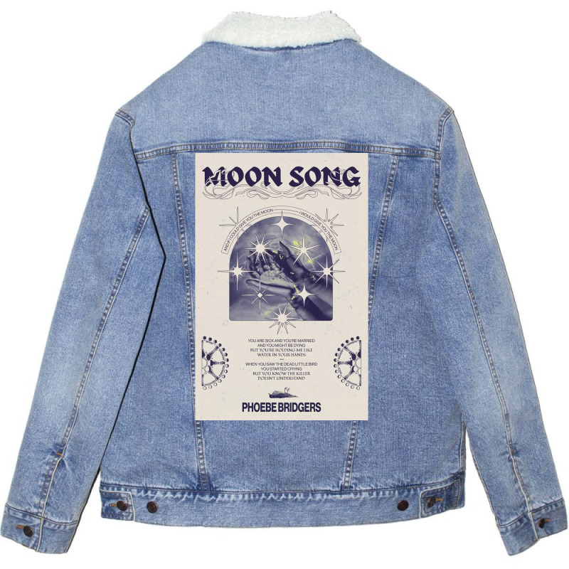 Phoebe Moon Song   Star Of Life Unisex Sherpa-lined Denim Jacket | Artistshot