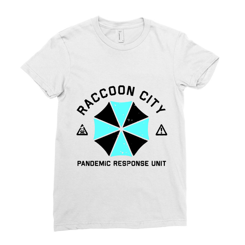 Raccoon City Pandemic Response Unit Ladies Fitted T-shirt | Artistshot