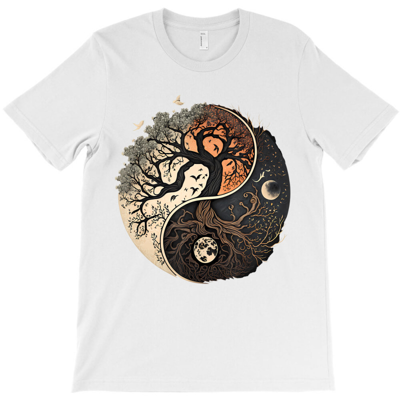 Tree Of Life Yin Yang T Shirt T-shirt | Artistshot