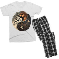 Tree Of Life Yin Yang T Shirt Men's T-shirt Pajama Set | Artistshot