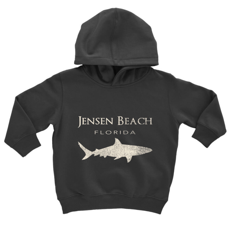 Retro Jensen Beach Fl Shark T Shirt Toddler Hoodie | Artistshot