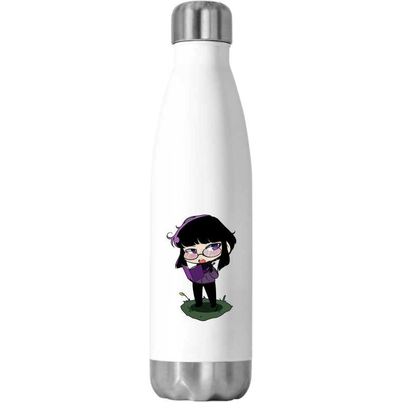 Girl Chibi Cute Stainless Steel Water Bottle | Artistshot