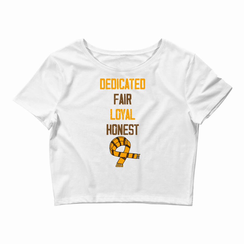 Dedicated Fair Loyal Honest Scarf 2 41 Crop Top by davoltemmsk | Artistshot