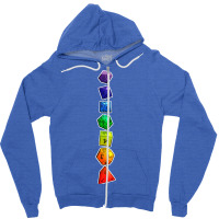 Align Your Dice Zipper Hoodie | Artistshot