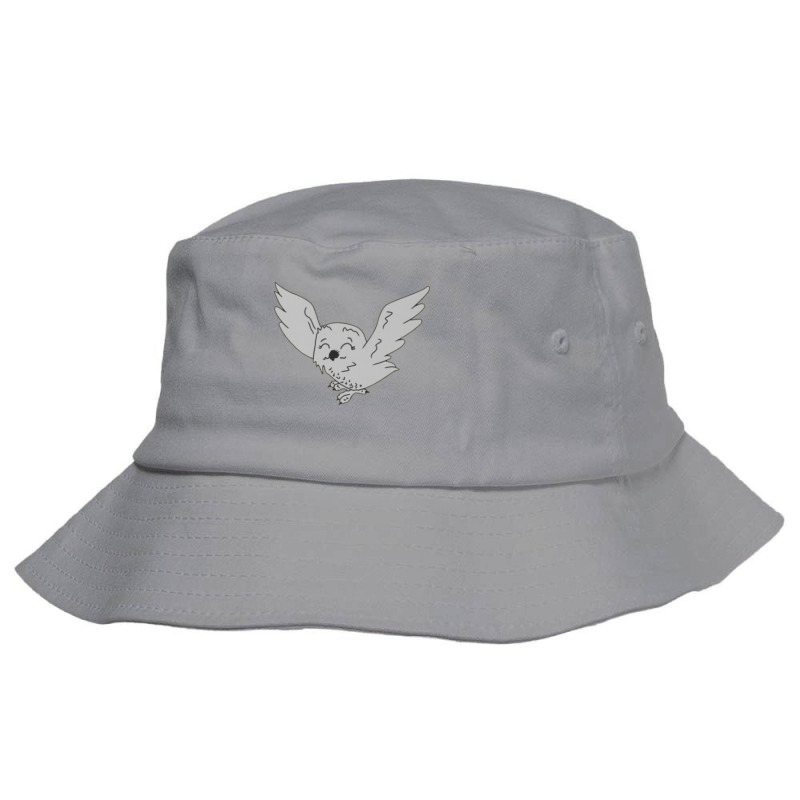 Cute Flying Owl 1 Bucket Hat by weslervagas2 | Artistshot