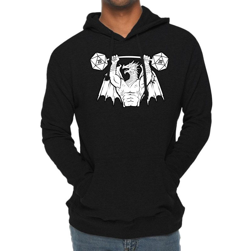 Ancient Swole Dragon Lightweight Hoodie | Artistshot