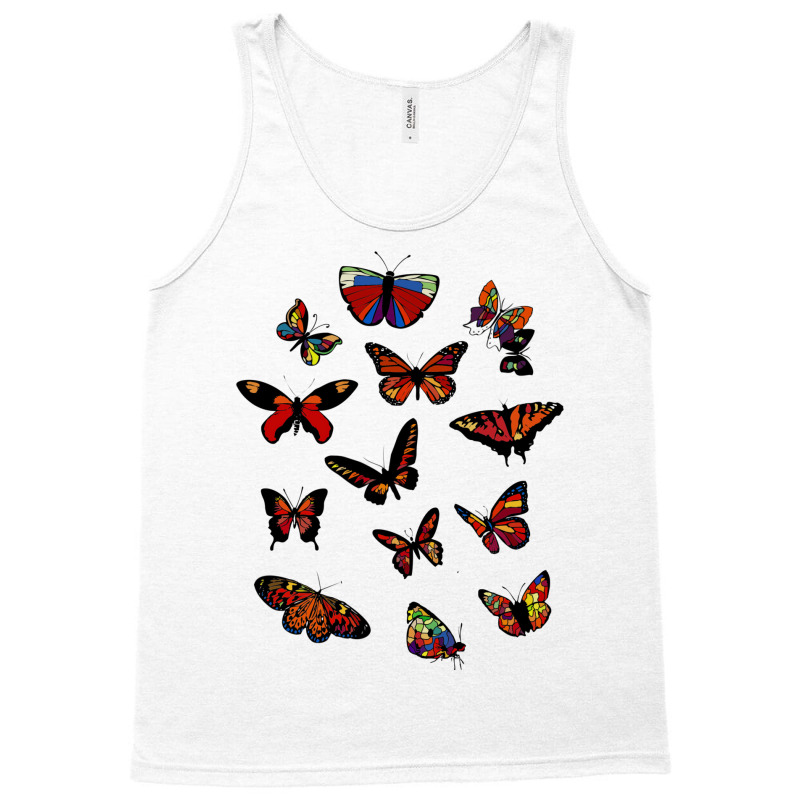 Butterflies Model. Tank Top | Artistshot