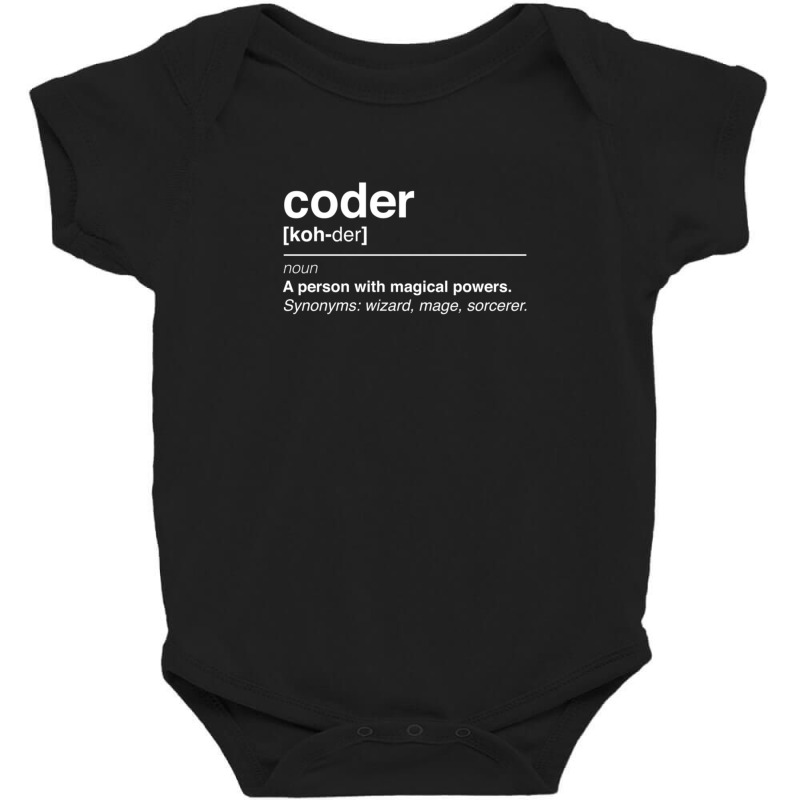 Coder Definition Baby Bodysuit by GaryDustinKnutson | Artistshot