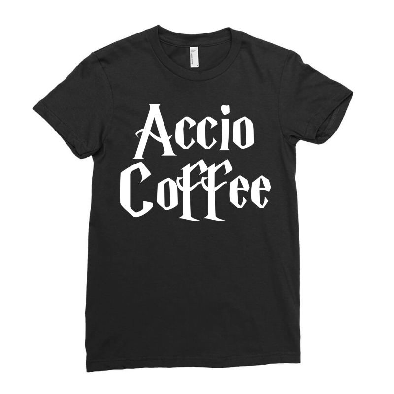 Coffee Spell 5 Ladies Fitted T-Shirt by sekelneald | Artistshot