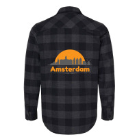 Amsterdam Skyline Flannel Shirt | Artistshot