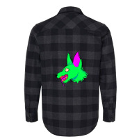 Neon Rabid Zombie Dog Flannel Shirt | Artistshot