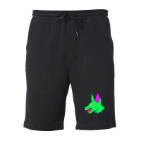 Neon Rabid Zombie Dog Fleece Short | Artistshot