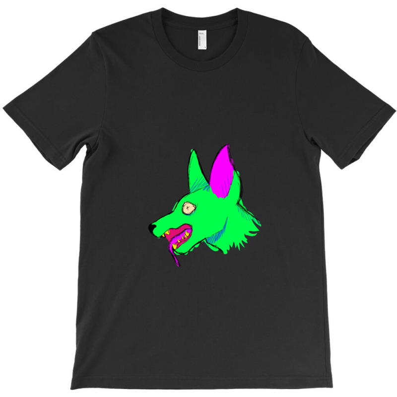 Neon Rabid Zombie Dog 1 T-Shirt by JEFFREYHTHRASHER | Artistshot