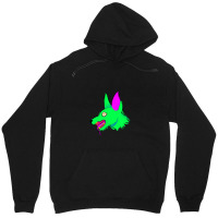 Neon Rabid Zombie Dog 1 Unisex Hoodie | Artistshot