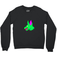 Neon Rabid Zombie Dog 1 Crewneck Sweatshirt | Artistshot