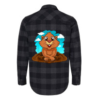 Kids Groundhog Day Boy Girl Cute Marmota Woodchuck Flannel Shirt | Artistshot