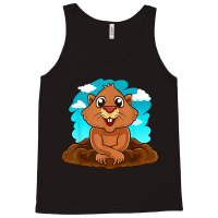 Kids Groundhog Day Boy Girl Cute Marmota Woodchuck Tank Top | Artistshot