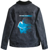 Jeff Beck - Wired Album Unisex Sherpa-lined Denim Jacket | Artistshot