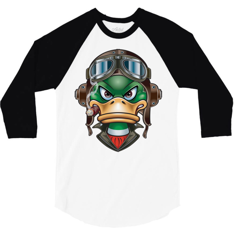 The Smoked Duck Is Angry 3/4 Sleeve Shirt by hridoyhalbex | Artistshot