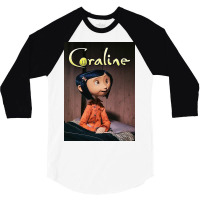 Classic In The Bed Coraline 3/4 Sleeve Shirt | Artistshot