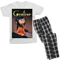 Classic In The Bed Coraline Men's T-shirt Pajama Set | Artistshot