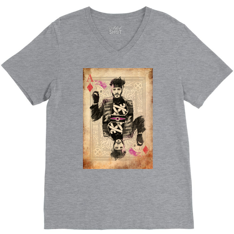 Ace Of Diamonds Gambit V-Neck Tee by afzalykamitoi | Artistshot