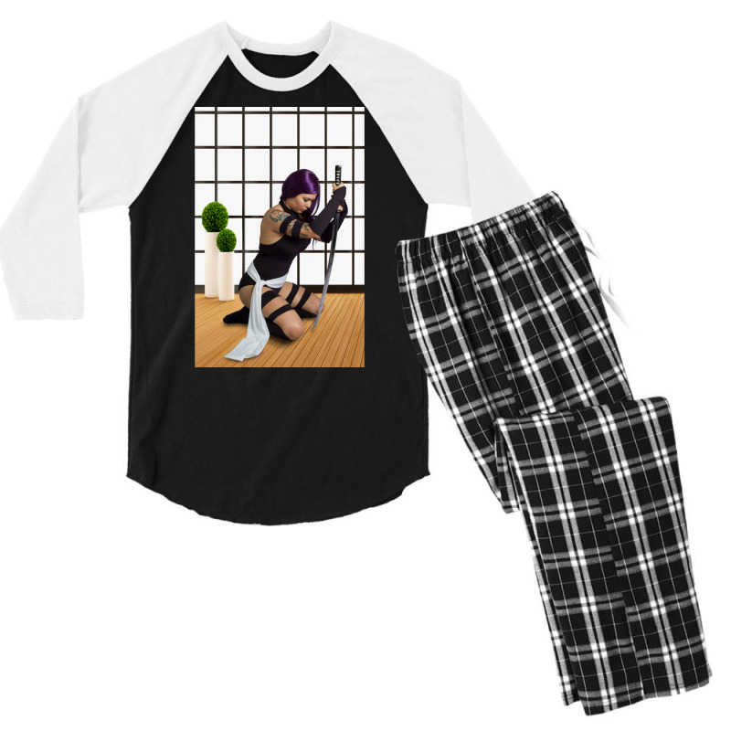 Meditation Men's 3/4 Sleeve Pajama Set by flacolimiw | Artistshot