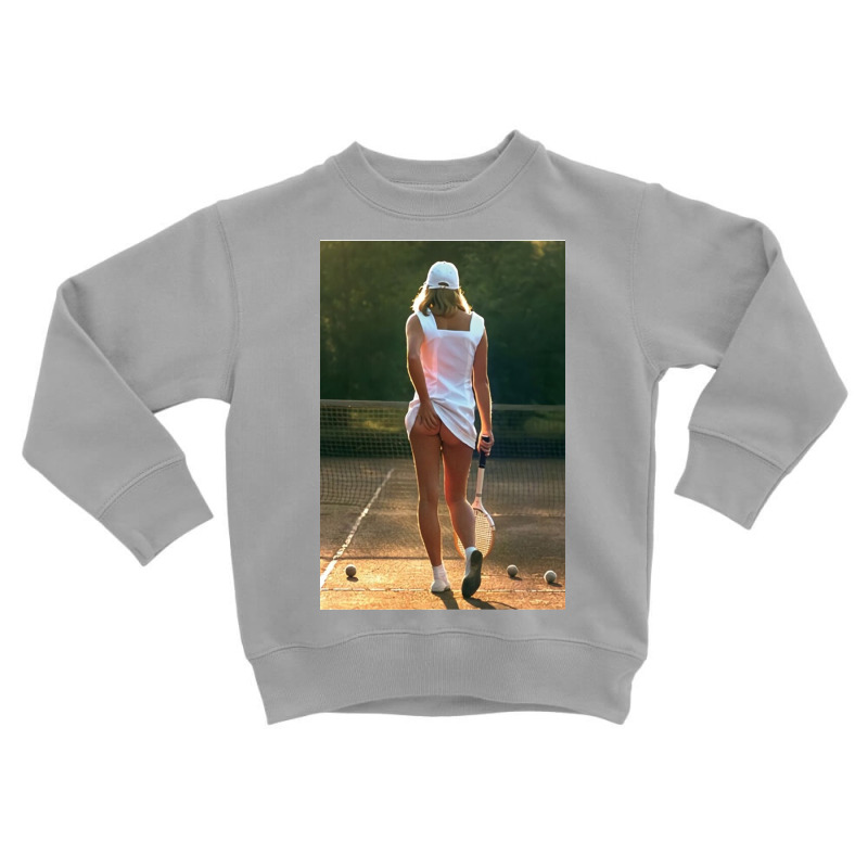 Tennis Girl Martin Elliott Toddler Sweatshirt | Artistshot