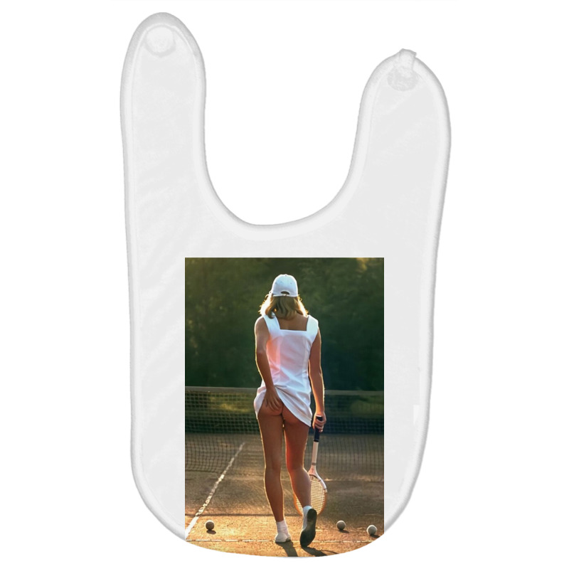 Tennis Girl Martin Elliott Baby Bibs | Artistshot