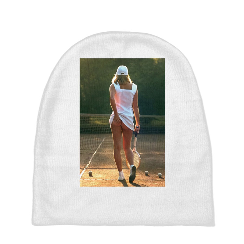 Tennis Girl Martin Elliott Baby Beanies | Artistshot