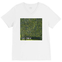 Park By Gustav Klimt V-neck Tee | Artistshot