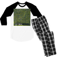 Park By Gustav Klimt Men's 3/4 Sleeve Pajama Set | Artistshot