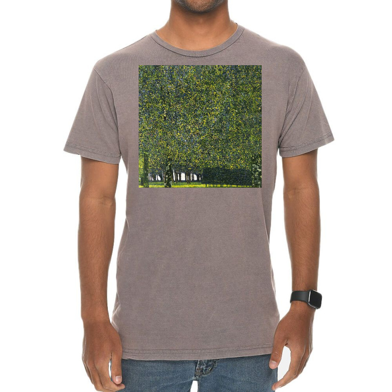 Park By Gustav Klimt Vintage T-shirt | Artistshot