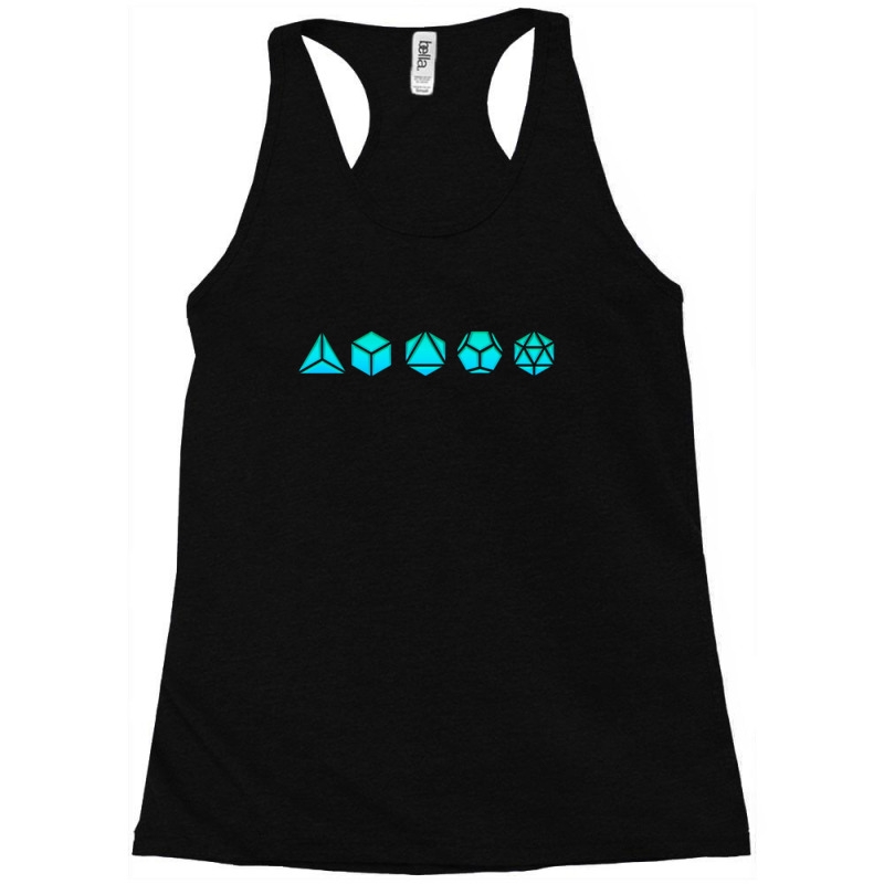 Platonic Solids - Building Blocks Of Life - Mathem Racerback Tank by DanaMarieDeLosSantos | Artistshot