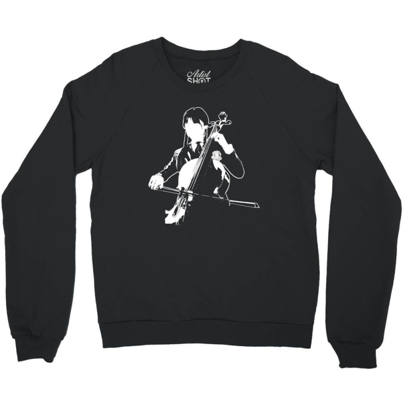 Playing The Oversized Violin Crewneck Sweatshirt | Artistshot