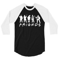 Halloween Friends 3/4 Sleeve Shirt | Artistshot