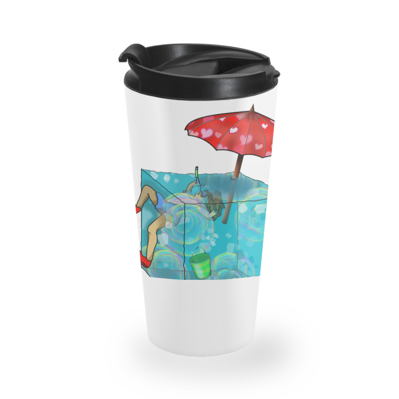 On Vacation With A Gelatinous Cube For Dungeons An Travel Mug | Artistshot