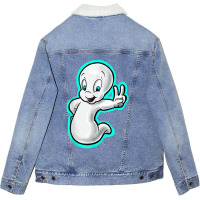 Ghost Unisex Sherpa-lined Denim Jacket | Artistshot