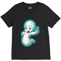 Ghost V-neck Tee | Artistshot